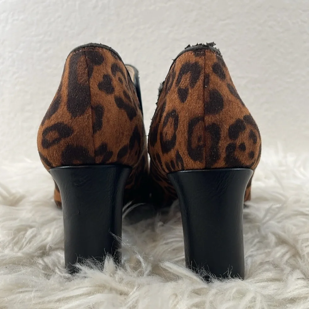 Lifestride Slip-On Booties - Gilmore Leopard Ankle Boot Size 8 New - Picture 6 of 13
